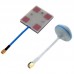 5.8G Wireless Audio Video A/V Receiver Rx D58-2 with 14dBi Flat Antenna + Mushroom Antenna for FPV