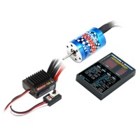 Hobbywing EZrun Combo A1 18A ESC 12T 7800KV Brushless Motor Program Card Combo for 1/18 Car