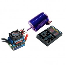 Hobbywing EZRUN 60A ESC+5.5T 6000KV Brushless Motor+LED Program Card for 1/10/1/12 RC Car