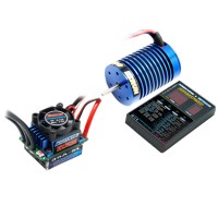 Hobbywing EZRUN Brushless 35A ESC+9T 4300KV Motor+LED Program Card Combo B2 for 1/12 1/10 RC Car