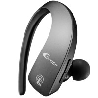 Mini Bluetooth Headset Sports Hanging Earphone Bluetooth 4.1 for iOS Windows Android Car Phone-Black