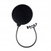 PS-1 6inch Double Layer Studio Microphone Mic Wind Screen Pop Filter Mask Shield