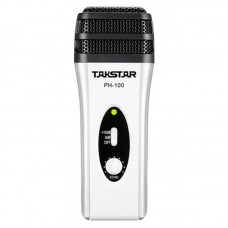 Takstar PH-100 Mobile Phone Karaoke Microphone IOS Android Systems Mobile Device Condenser Mic-White