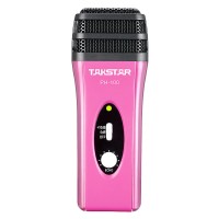 Takstar PH-100 Mobile Phone Karaoke Microphone IOS Android Systems Mobile Device Condenser Mic-Red