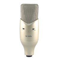 ICON M2 Large Diaphragm Studio Condenser Microphone Professional Recording Mic for Network Karaoke