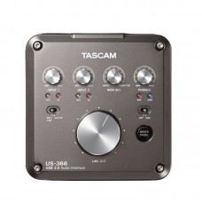 Tascam US-366 USB Audio Interface with On-Board DSP Mixer 4-in 4-out Sound Card HDDA Mic Pre-AMPS with Optical Port