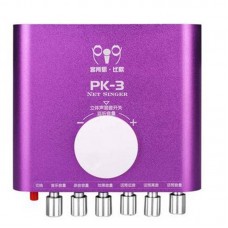 PK3 Electric Sound External Sound Card Suit for Computer Karaoke Condenser with Microphone  