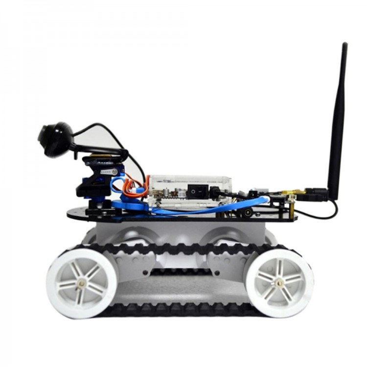 WIFI Smart Car Remote Control Robot Kit with Servo Gimbal for Arduino ...