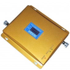 LCD Display GSM980 W-CDMA 65dBi Mobile Phone Signal Amplifier Booster Repeater 2000 Square Meter Amp