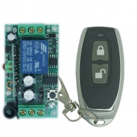 DC12V 1CH 315MHZ Wireless Intelligent Remote Control Switch Transmitter Receiver for Lights Enteance Guard