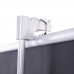 100inch 16:9 HD Standing Projector Screen Portable White Curtain Stand-Able Screen