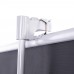 100inch 16:9 HD Standing Projector Screen Portable White Glass Fiber Stand-Able Screen