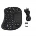 Mini I8 Portable 2.4G Wireless Keyboard with Touchpad for Android TV Set Top Box PC HTPC Computer-Black