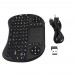 Mini I8 Portable 2.4G Wireless Keyboard with Touchpad for Android TV Set Top Box PC HTPC Computer-Black