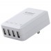 ORICO DCH-4U 5V 6A 4-Port USB Wall Travel Charger for Phone Smart Charging Device for Phone Computer Camera-White