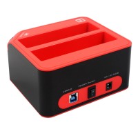 Y-3022 USB3.0 to Dual HDD Docking Station Clone 2Tb HDD Enclosure for 2.5'' 3.5'' Hard Disc Box