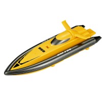 HuanQ 958 Full Azimuth Water Anti-Inflowing Sealing Wireless Remote Control RC Toy Racing Boat-Yellow