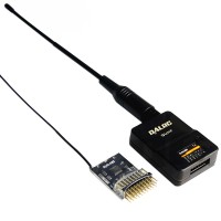DALRC QUHF 433MHz 1500mW 16CH Remote Controller Signal Range Extender Boost System Transmitter + Receiver for FPV