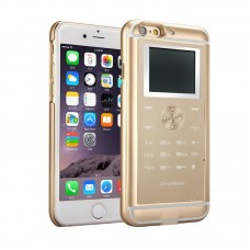 Multifunctional Ultrathin Cover Dual Card Long Standby Adapter 4.7" Spare Skin Card Protective Case for iPhone 6 Plus iPhone 6