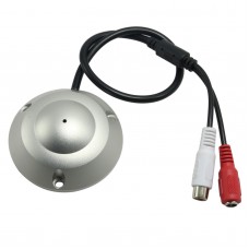 S12 DC12V 60mA Audio Sound Monitor CCTV Microphone Mic for CCTV Security System