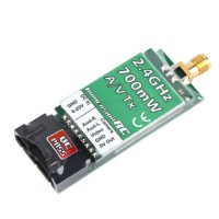 2.4GHz 700mW Wireless Audio Video AV Transmitter NexwaveRF Tx Module for FPV Multicopter