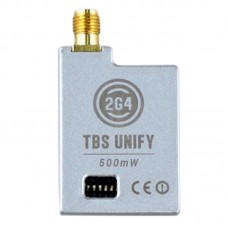 TBS UNIFY 2G4 2.4G 500MW 16CH Wireless Audio Video AV Transmitter Tx SMA Plug for FPV Multicopter