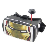 5 inch Display 5.8G 32CH Googles DIY FPV Video Glasses Ready to Use Iron Man for Multicopter