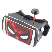 5 inch Display 5.8G 32CH Googles DIY FPV Video Glasses Ready to Use Spider Man for Multicopter