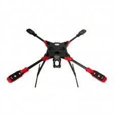MAX4 LY600 600mm 4-Axis Carbon Fiber Folding Quadcopter with Landing Gear & Hanging Parts for FPV