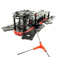 GE250Z 4-Aixs Carbon Fiber Quadcopter Frame with Power Distribution Board for FPV