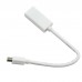 Thunderbolt Port to HDMI Female Adapter Cable with Audio Video for Apple MacBook