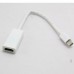 Thunderbolt Port to HDMI Female Adapter Cable with Audio Video for Apple MacBook