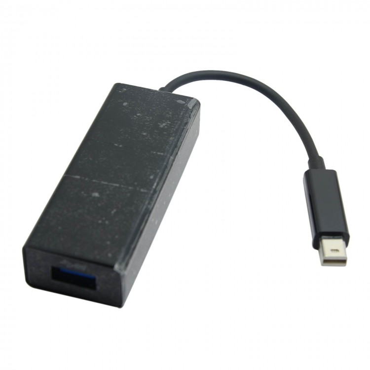 Thunderbolt Port to USB 3.0 Super Speed Hard Disk Drive Adapter Dongle for Apple MacBook iMac