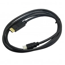 Male DisplayPort DP to HDMI Male 1080P Video Cable 1.8m HDTV LCD with Audio