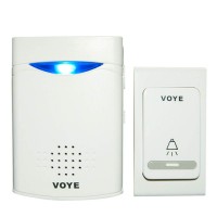 Portable Mini LED 16 Songs Musical Sound Voice Wireless Chime Door Room Gate Bell Doorbell Alarm