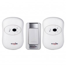 1 Transmitter 2 Receiver Waterproof 200m Wireless Doorbell Chime 36 Melodies Calling Device