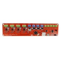 3D Printer Mainboard 12V Upgraded Reprap MELZI2.0 i3 PCB Control Board Integrated Mini-USB Slot