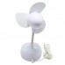 HK-F2027 Portable USB Fan Cooling Desktop Fan with Time Calendar Temperature Display for Computer Laptop