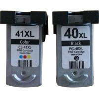 Ink Cartridge for Canon PG 40 41 PG40XL CL41XL iP1180 iP1200 iP1300 iP1600 iP1700 iP1880 Printer 2-Pack