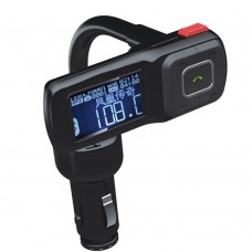 Bluetooth Handsfree Car Kit LED FM Transmitter MP3 Player for Universal Cell Phone USB TF AUX