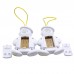 Lovely Snowman 1 Transmitter+1 Receiver Wireless Baby Cry Detector Baby Monitor Alarm Watcher