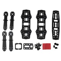 Mini 250 Unassembled Carbon Fiber FPV Quadcopter Frame DIY Kit+Transmitter+Camera for RC UAV Drone Helicopter