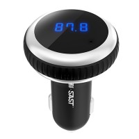 Car Bluetooth HFT Charger Remote Control FM Transmitter Radio MP3 Player Car Kit Support Micro SD Card