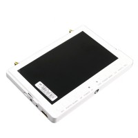 DC7V-28V 7 inch 5.8G HD LCD TFT 800x480 Screen Monitor Wireless Receiver for FPV Aerial Photography-White