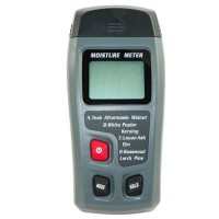 KMT-10 Digital LCD Display Wood Moisture Meter Humidity Tester Timber Damp Detector Hygrometer Range 0-99.9%