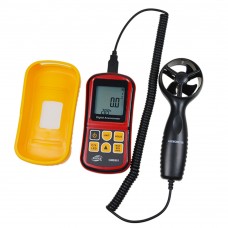 GM8901 Air Flow Anemometer Wind Speed Gauge Air Velocity Meter Air Temperature Measurement Tester  