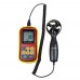 GM8901 Air Flow Anemometer Wind Speed Gauge Air Velocity Meter Air Temperature Measurement Tester  