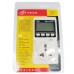 GM86 220V 50Hz Micro Power Monitor Wattmeter with Large LCD Monitoring Current Voltage Frequency Measurement Tester