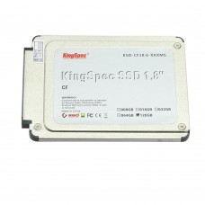 Kingspec KSD-CF18.6-128MS 128GB 1.8" SSD DISK CF PATA Solid State HD Hard Drive for DELL X1 Toshiba R100 SONY U8C TX36 