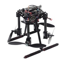 Unassembled Lji ZD550 4-Axis Carbon Fiber Folding Quadcopter Frame Kit for FPV RC Multicopter DIY